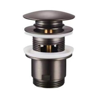 Rose RS01T донный клапан с переливом оружейная сталь